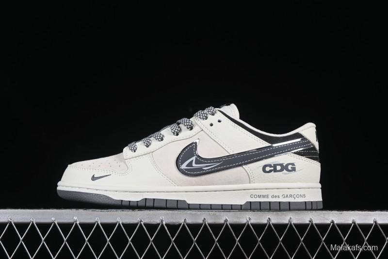 Nike SB Dunk Low CDG Collaboration Anniversary High-End Customized Low-Top Casual Sneakers - DJ2024-134