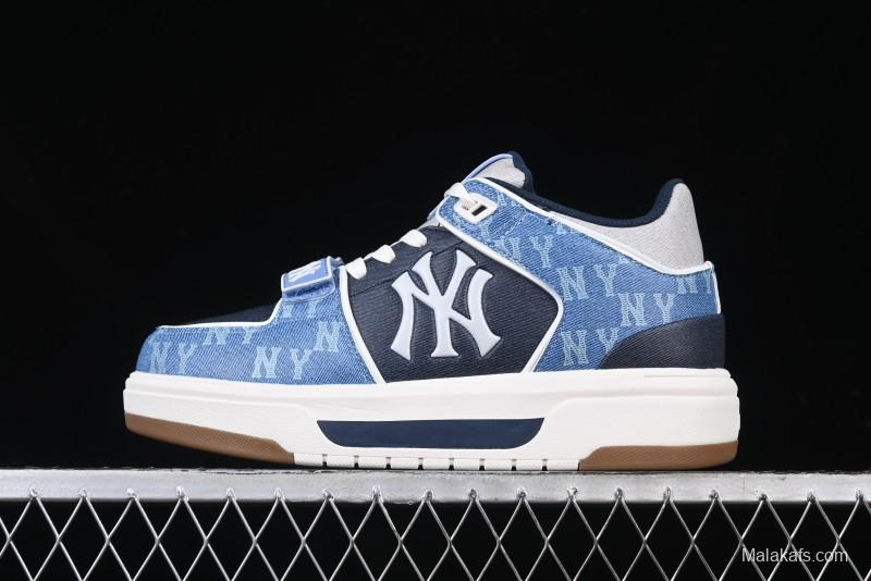 New York Yankees MLB Chunky Liner Lightweight Platform Sneakers with 6cm Height Increase - 3ASXCHL4N50BLS