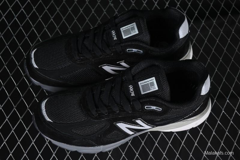 New Balance 990 Series Premium Retro Running Shoes with Carbon Fiber Midsole - M990BK4
