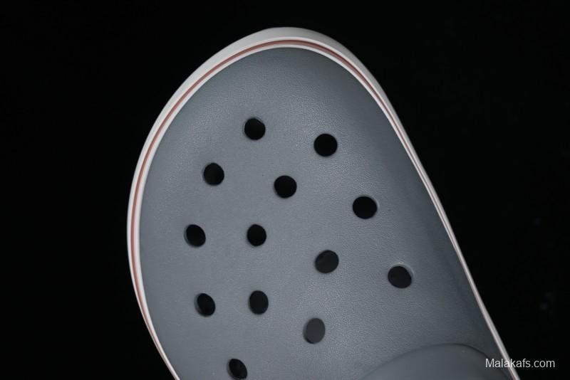 Crocs Crocband Platform Rainbow Comfortable Thick-Soled Clog Sandals - B.D4