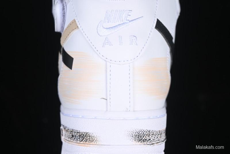 Nike Air Force 1 '07 Mid Broken Hook Spray Paint Anime Theme Casual Sneakers - ZH0316-058
