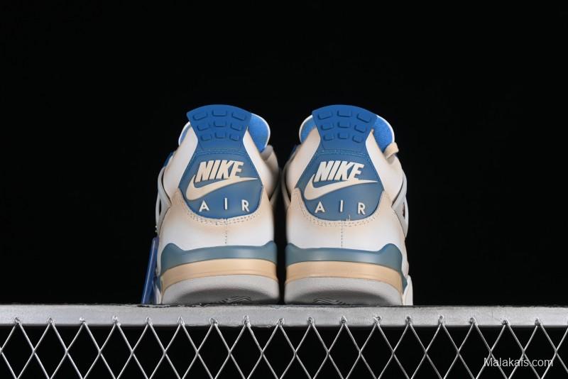 Nike Air Jordan 4 Retro Basketball Shoes Blastoise Collaboration - 308797-105