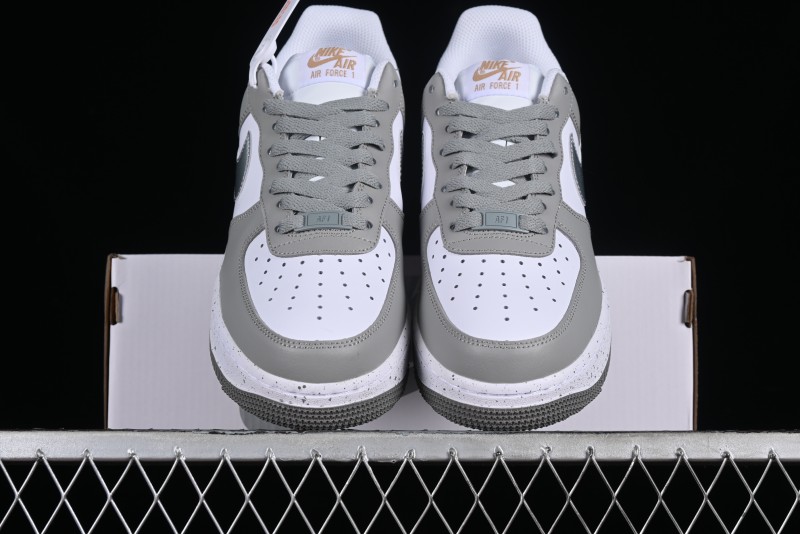 Nike Air Force 1'07 Low Grey Silver Splatter Casual Sneakers - MK5639-889