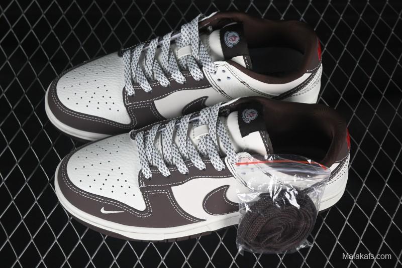 Nike SB Dunk Low Moncler Collaboration Anniversary High-End Customized Low-Top Casual Sneakers - AG3702-854