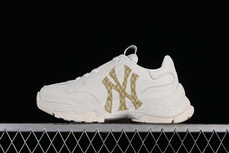 MLB Bigball Chunky Mono New York Yankees Height Increasing Thick Sole Casual Sneakers - 32SHCM01150I