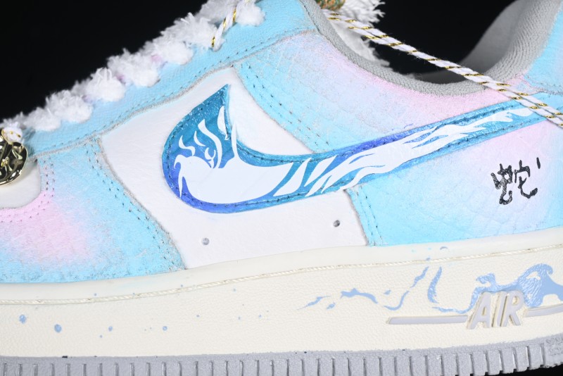 Nike Air Force 1 '07 Low YunYuJian CNY Year of the Snake Limited Edition Casual Sneakers - DX2678-222