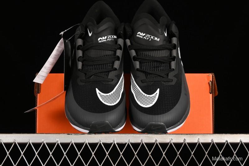Nike Zoom Rival Fly 3 Lightweight Fabric Comfortable Cushion Non-Slip Low-Top Casual Running Shoes - CT2405-001