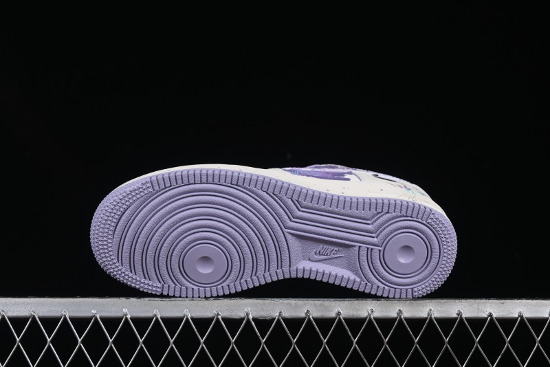 Nike Air Force 1'07 Low Casual Sneakers Purple Butterfly - FB1839-213