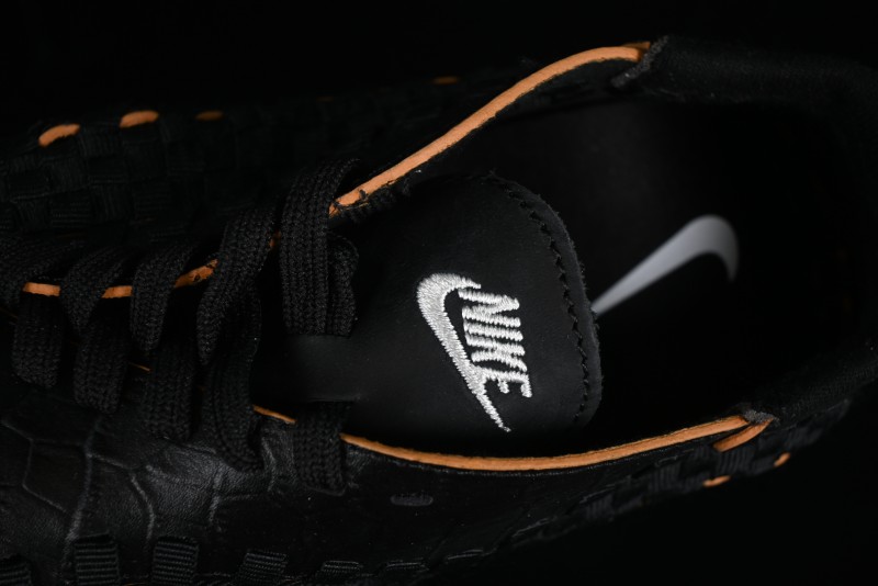 Nike Air Footscape Woven Asymmetrical Woven Slip-Resistant Low-Top Lifestyle Sneakers - FQ8129-010