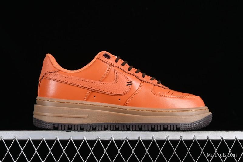 Nike Air Force 1 Low Luxe Casual Sneakers with Thick Sole and Waterproof Design - DM2451-800