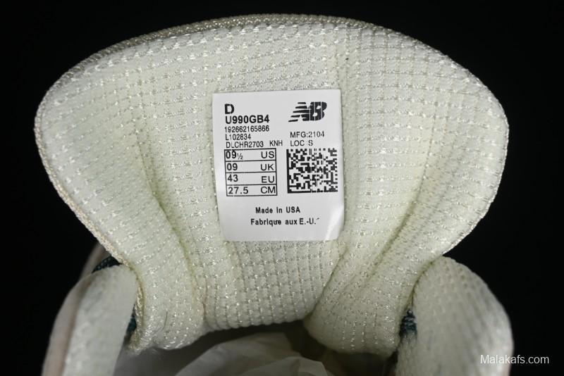 New Balance 990 Series Premium Made in USA Retro Casual Running Shoes - U990GB4