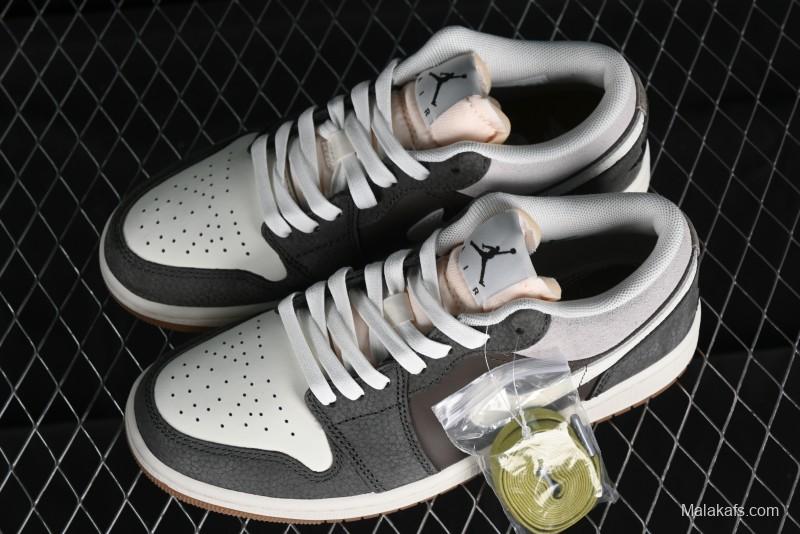 Nike Air Jordan 1 Low "Snkrs Day" Casual Sneakers with Grey Toe Design - FD0399-004