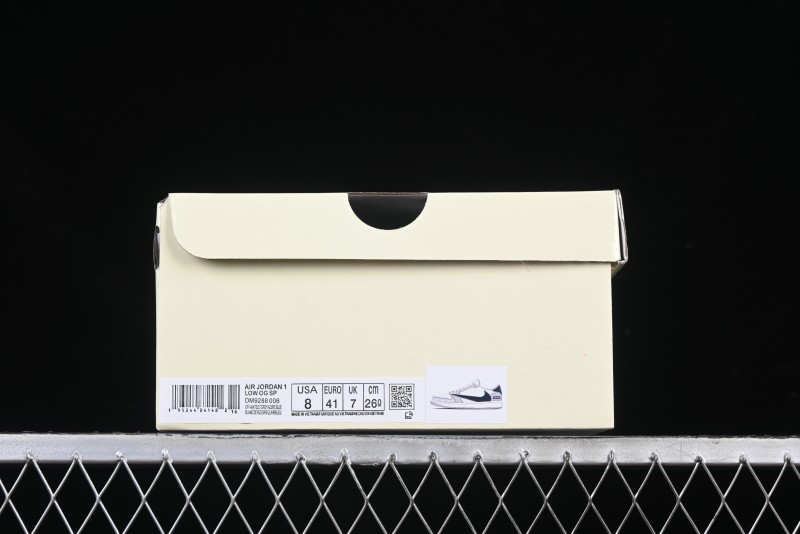 Nike Travis Scott x Fragment Design x Air Jordan 1 Low OG SP AJ1 Supreme Collaboration Sneakers - DM9288-006