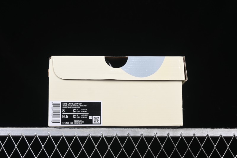 Nike SB Dunk Low Lightning Collaboration Black Swoosh Anniversary Custom Low-Top Skate Shoes - SF1029-401