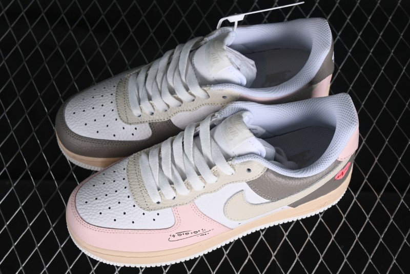 Nike Air Force 1 '07 Low Valentine's Day Limited Edition EKG Heartbeat Double Heart Design Casual Sneakers - TY0301-222