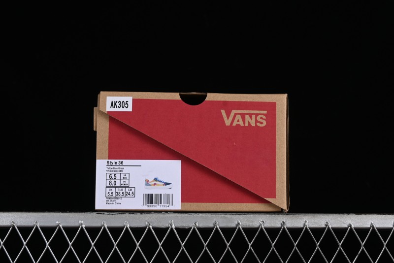 Vans Knu Skool Trip Multi Floral Patchwork Sneakers - VN0009QCBMI