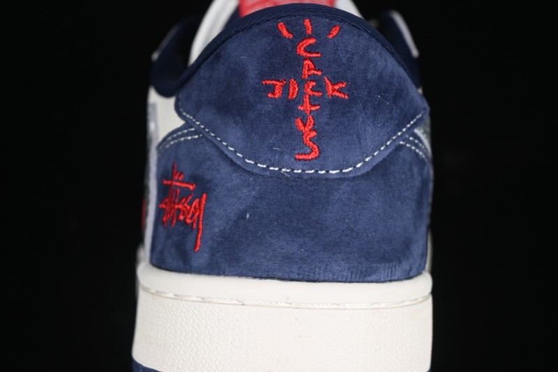 Nike Travis Scott x Fragment Design x Air Jordan 1 Low OG SP AJ1 Retro Sneakers - DM9288-008