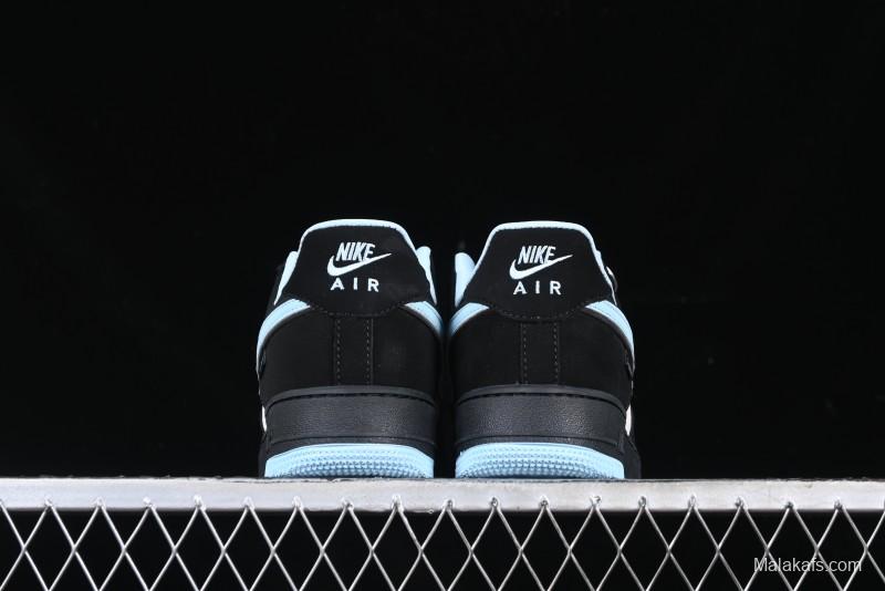 Nike Air Force 1 '07 Low Supreme Collaboration Tiffany Blue Low-Top Casual Sneakers - DF0188-025