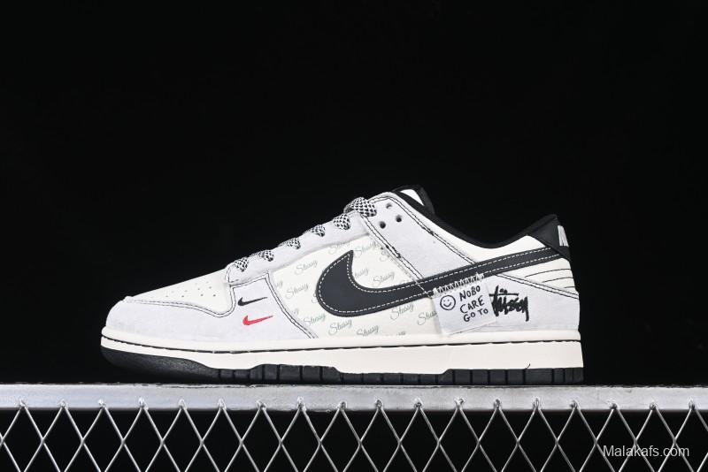 Nike SB Dunk Low Supreme Collaboration Anniversary Custom Low-Top Casual Sneakers - YX5066-220