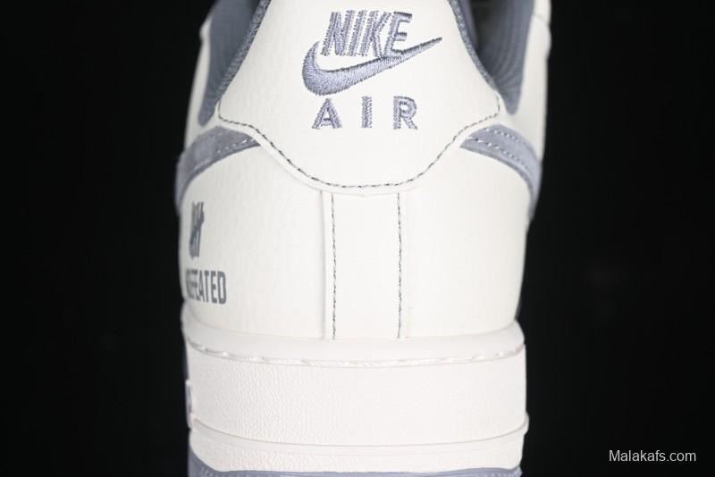 Nike Air Force 1 '07 Low UN Collaboration Pigskin Grey Stitch Low-Top Casual Sneakers - BB7518-018