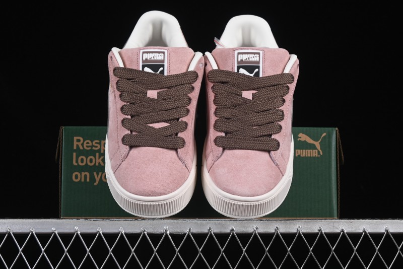 PUMA Suede Classic Sneakers - Rose Pink & Chocolate Brown