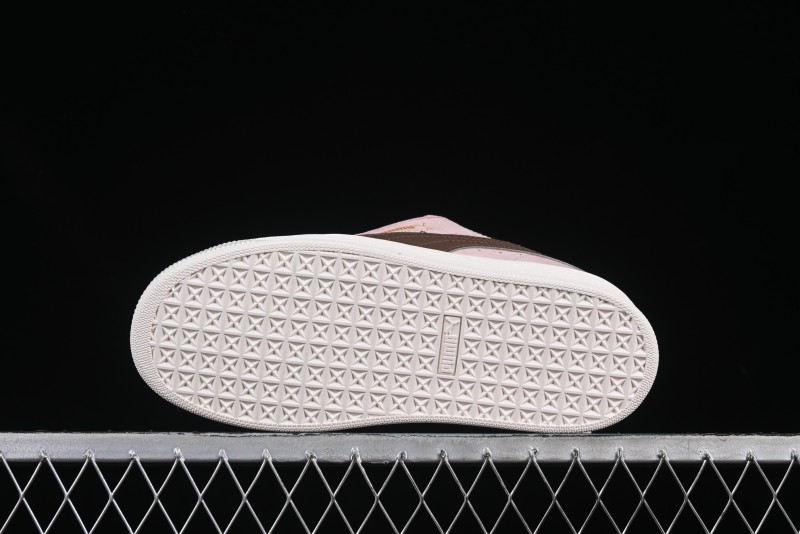 PUMA Suede Classic Sneakers - Rose Pink & Chocolate Brown