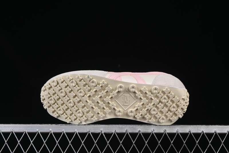 Asics Vintage-Style Sneakers - Soft Pink & Neutral Beige