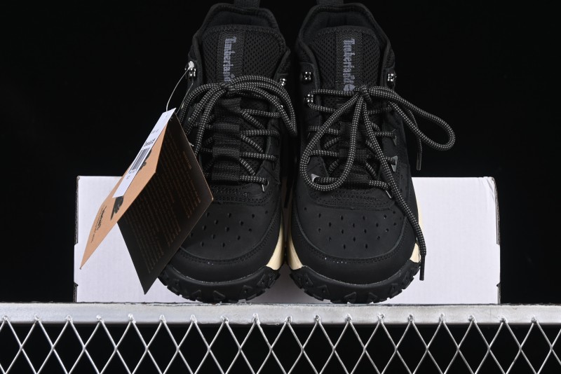 Timberland Solar Wave Low Hiking Sneakers - Black/Off-White
