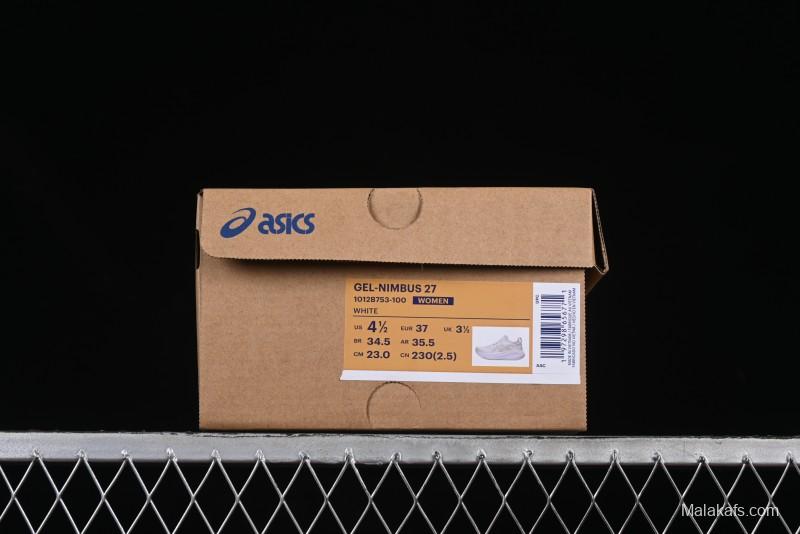 Asics Gel-Nimbus 27 Retro Breathable Casual Shoes with Cushioning for Men - 1012B753-100