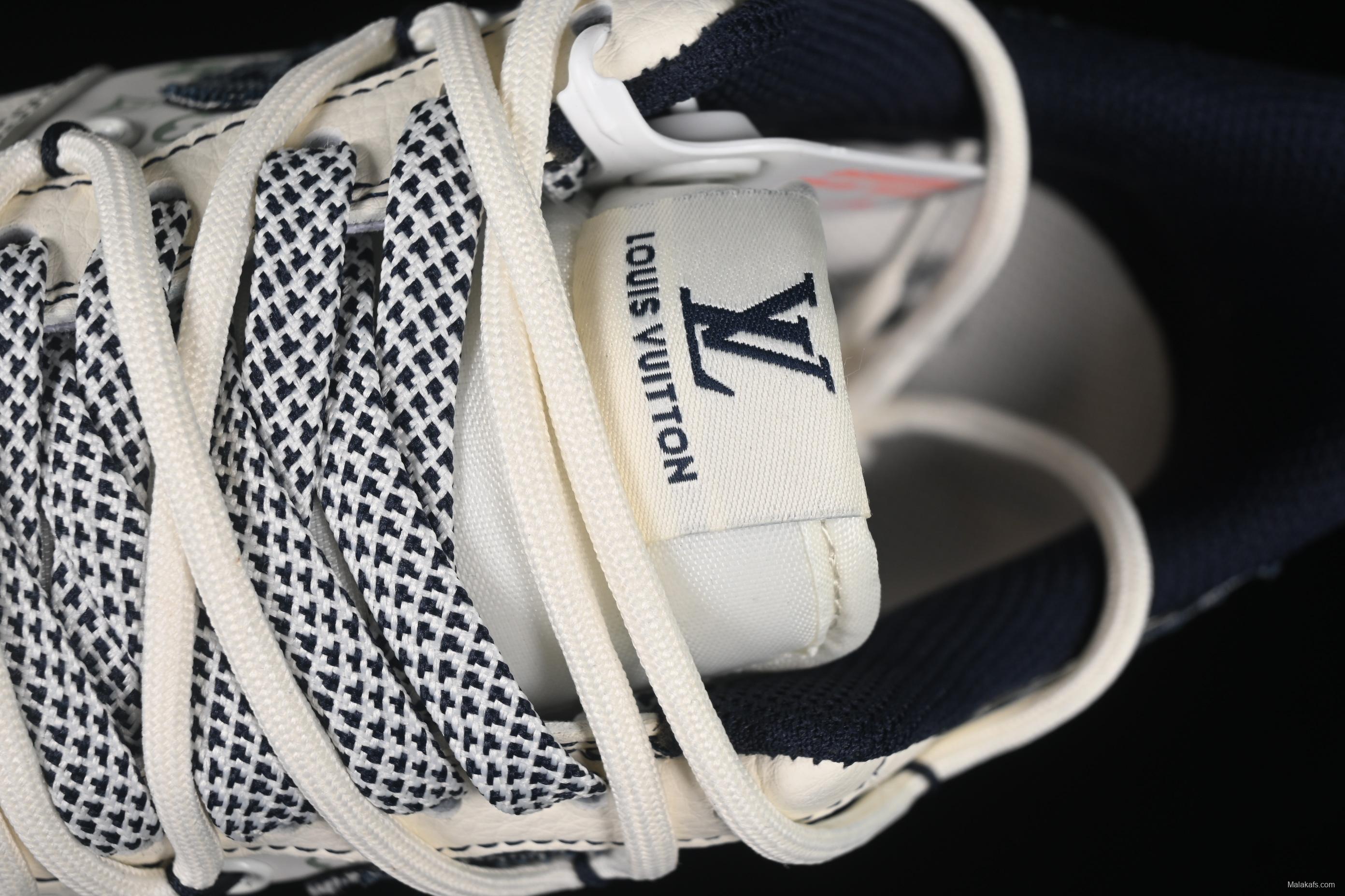 Nike Air Force 1 '07 Low LV Collaboration Black Denim Hook Drawstring Casual Sneakers - DM6868-060