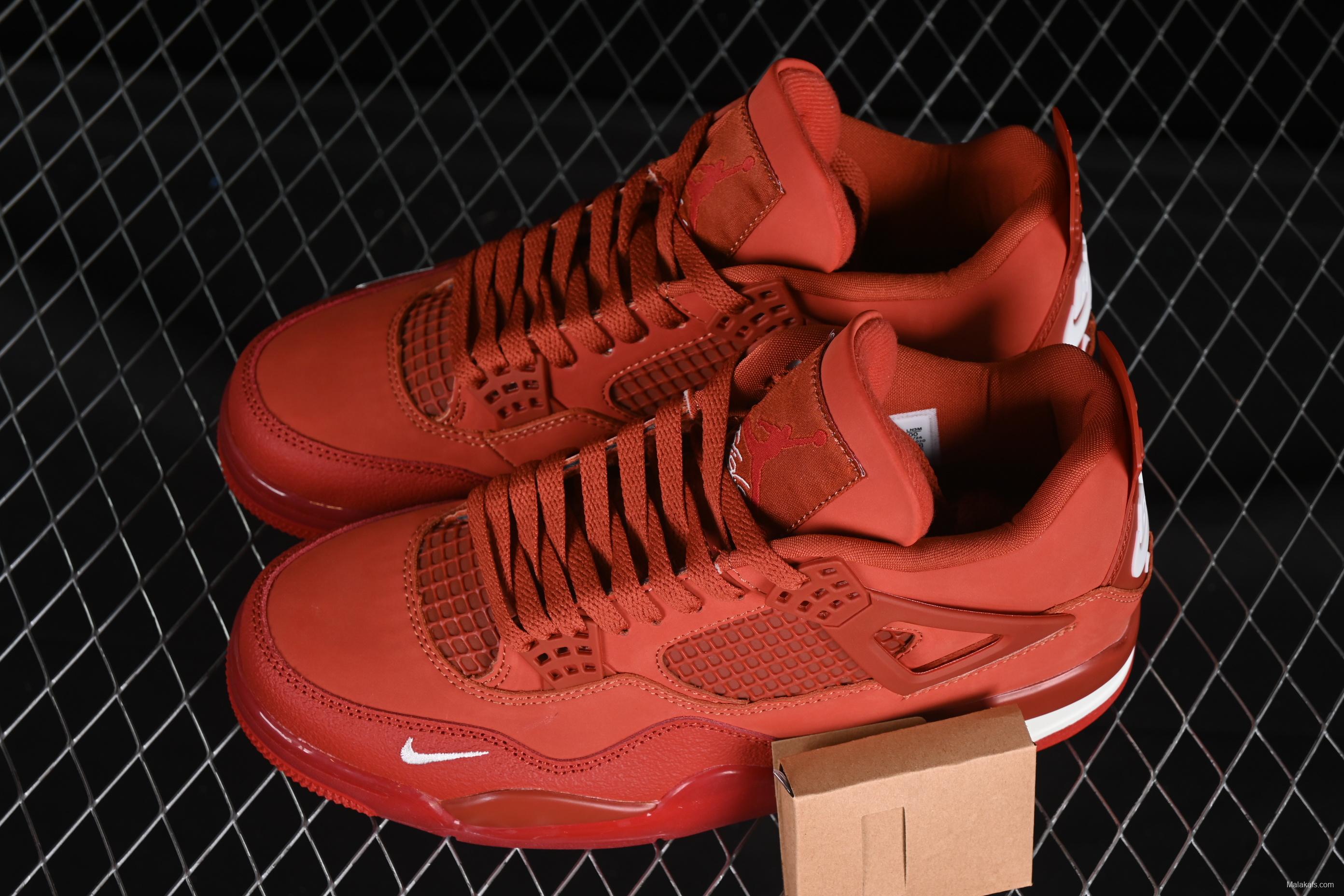 Nike Nigel Sylvester x Air Jordan 4 OG "Brick By Brick" Retro Basketball Shoes - HF4340-800