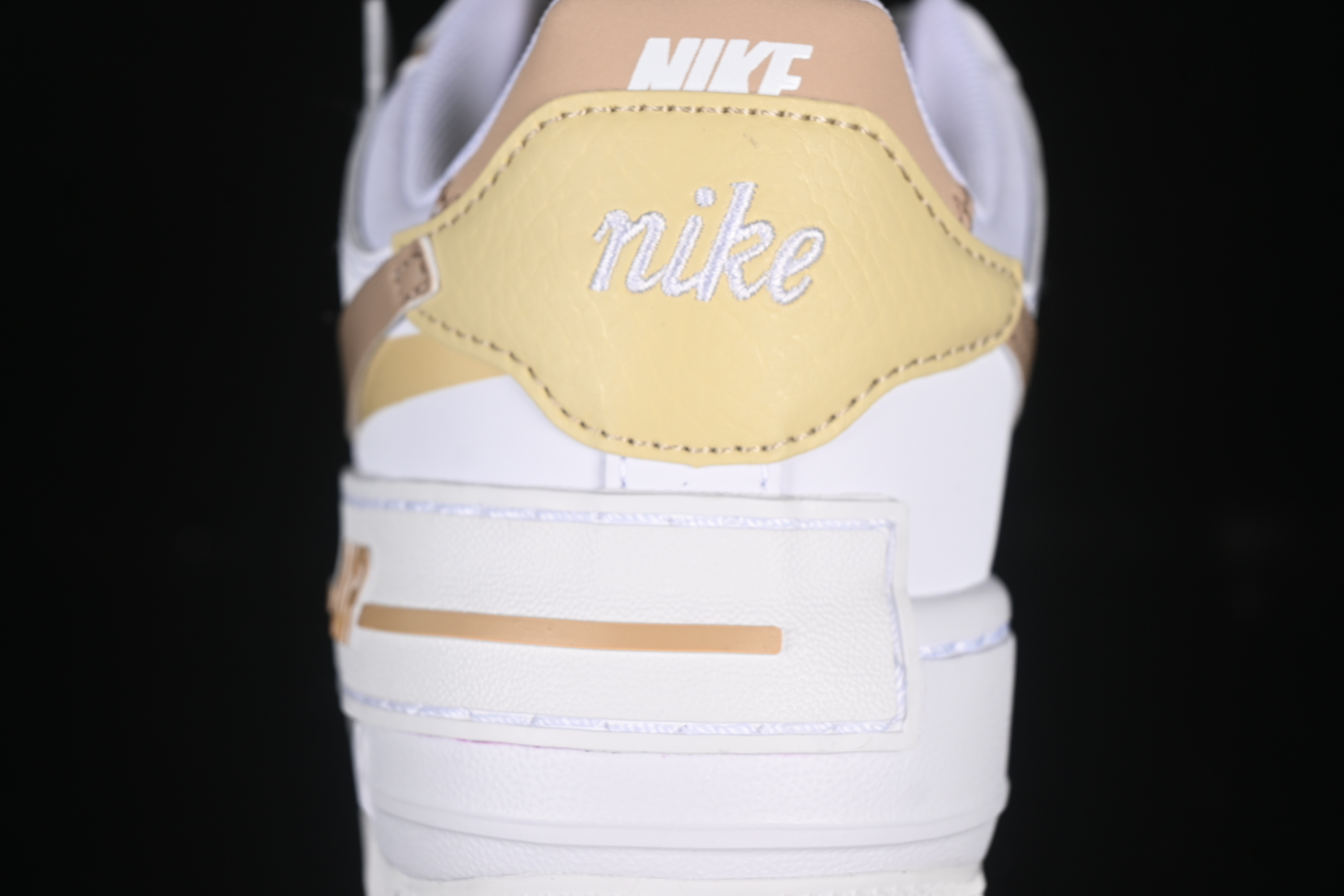 Nike Air Force 1 Shadow Low-Top Sneakers with Lightweight EVA Midsole and Anti-Slip RB Rubber Outsole - DZ1847-111