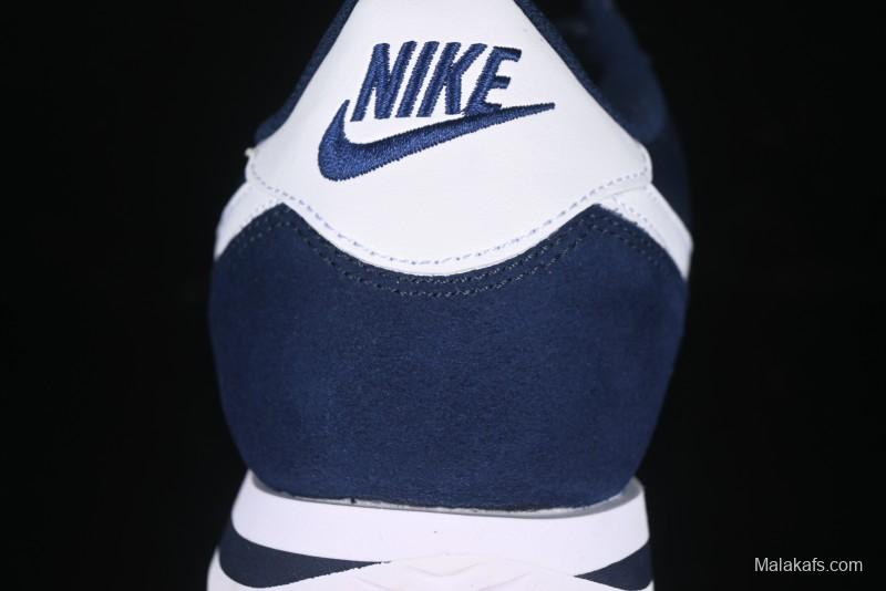 Nike Classic Cortez Leather Retro Running Shoes with Cushioned Sole - HF0263-400