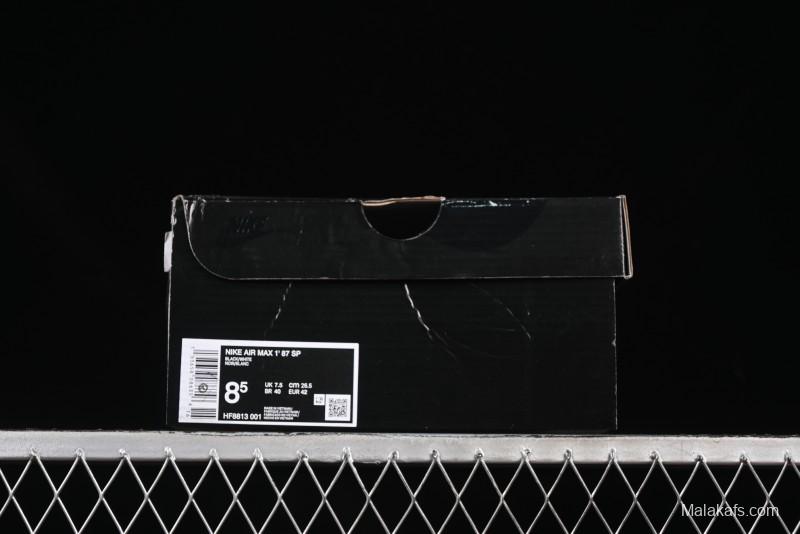 Nike Air Max 1 Retro Running Shoes with Half-Sole Air Cushion - HF8813-001