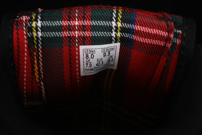Vans Sk8-Mid Anaheim Collection Scottish Plaid Casual Low-Top Canvas Shoes - VN0A4UWIVNE