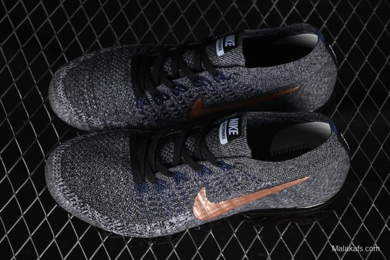 Nike Vapormax Flyknit Breathable Casual Running Shoes with Full-Length Air Cushion - 849558-010