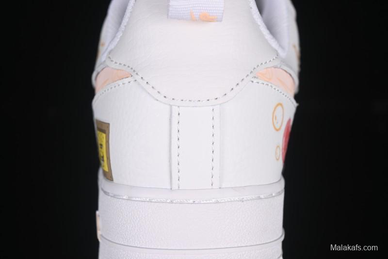 Nike Air Force 1'07 Low SpongeBob SquarePants Casual Sneakers - FB8971-070