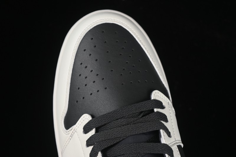 Nike Air Jordan 1 Low AJ1 Retro Casual Sneakers in Black White Grey - IH0649-021