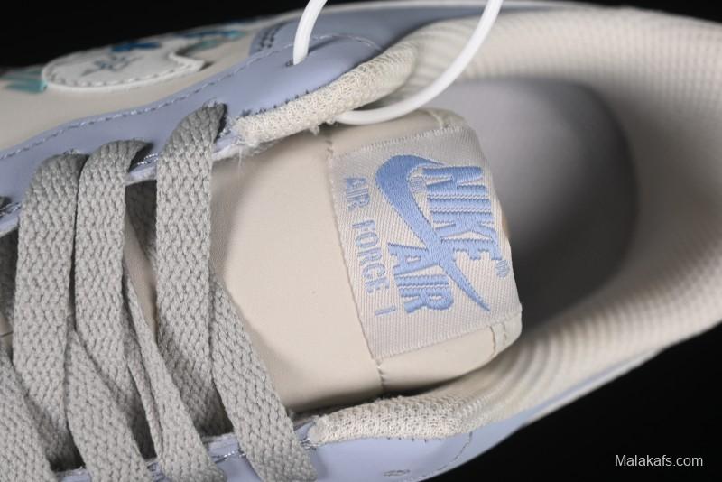 Nike Air Force 1'07 Low "Blue Star Love" 520 Series Limited Edition Casual Sneakers - DB3301-991