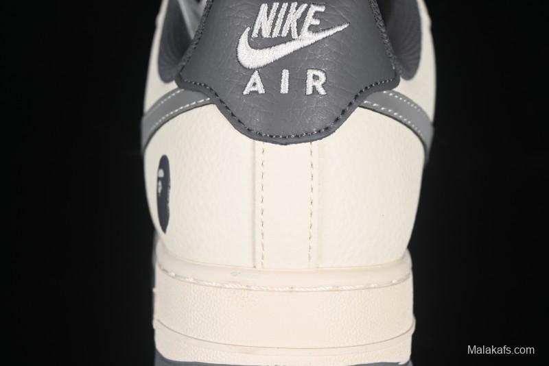 Nike Air Force 1 '07 Low Bape Collaboration Star Swoosh Casual Sneakers - XS1958-570