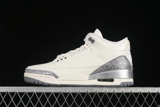 Nike Air Jordan 3 Retro OG Sail Metallic Silver - CK9246-100