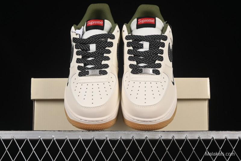 Nike Air Force 1 '07 Low Supreme Collaboration Gradient Gum Sole Casual Sneakers - XS1958-567
