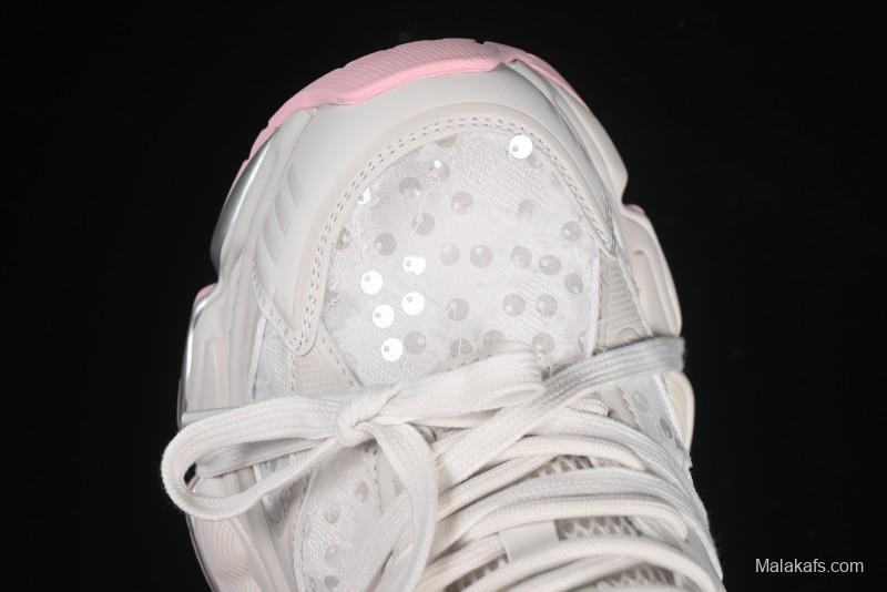 GG-CC Star Same Style Lace-Up Hollow-Out Chunky Sneakers with 5cm Hidden Heel - G25U9988