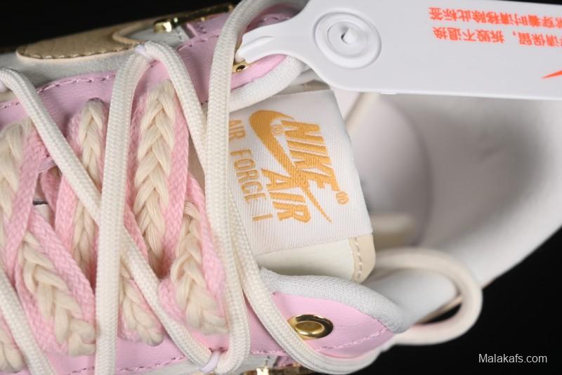 Nike Air Force 1 '07 Low Pink Sugar Low-Top Casual Sneakers - ZB2574-600