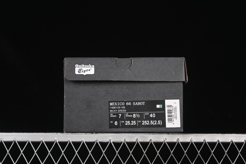 Onitsuka Tiger Mexico 66 Sabot Slip-On Sneakers with Breathable Mesh Upper - 1183C123-103