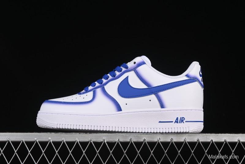 Nike Air Force 1'07 Low Blue Planet Casual Sneakers with Full-Length Air Cushion - ZH0316-079