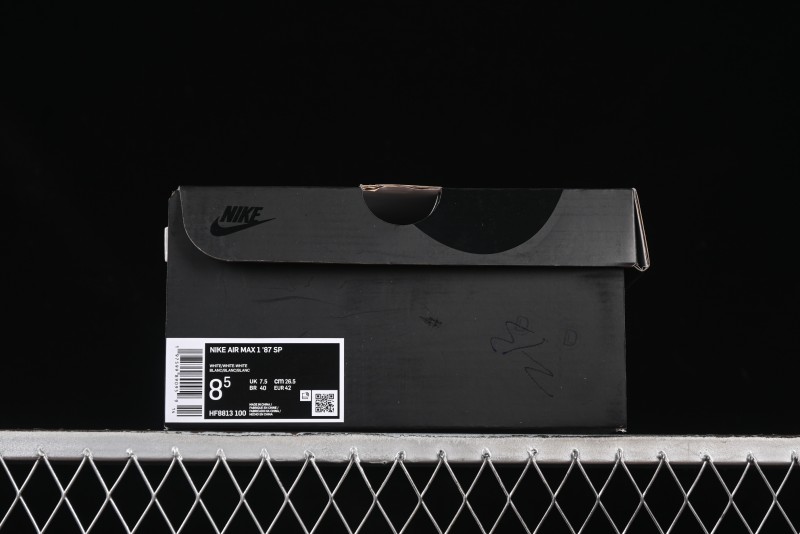 Nike Air Max 1 Retro Running Shoes with Half-Sole Air Cushion - HF8813-100