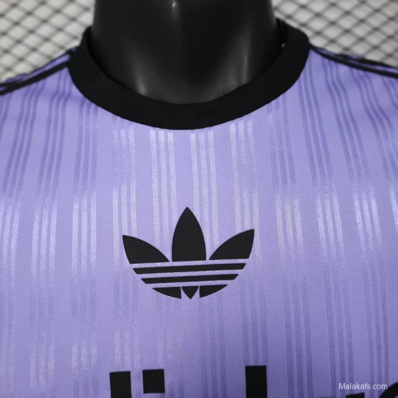 Player Version 2025 Adidas Original Purple T-Shirt