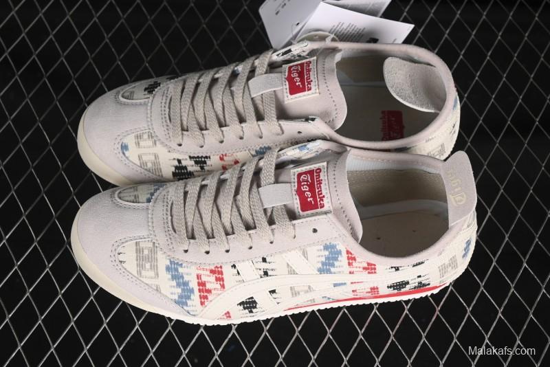 Onitsuka Tiger Mexico 66 Low-Top Leather Sneakers - 1183B648-100