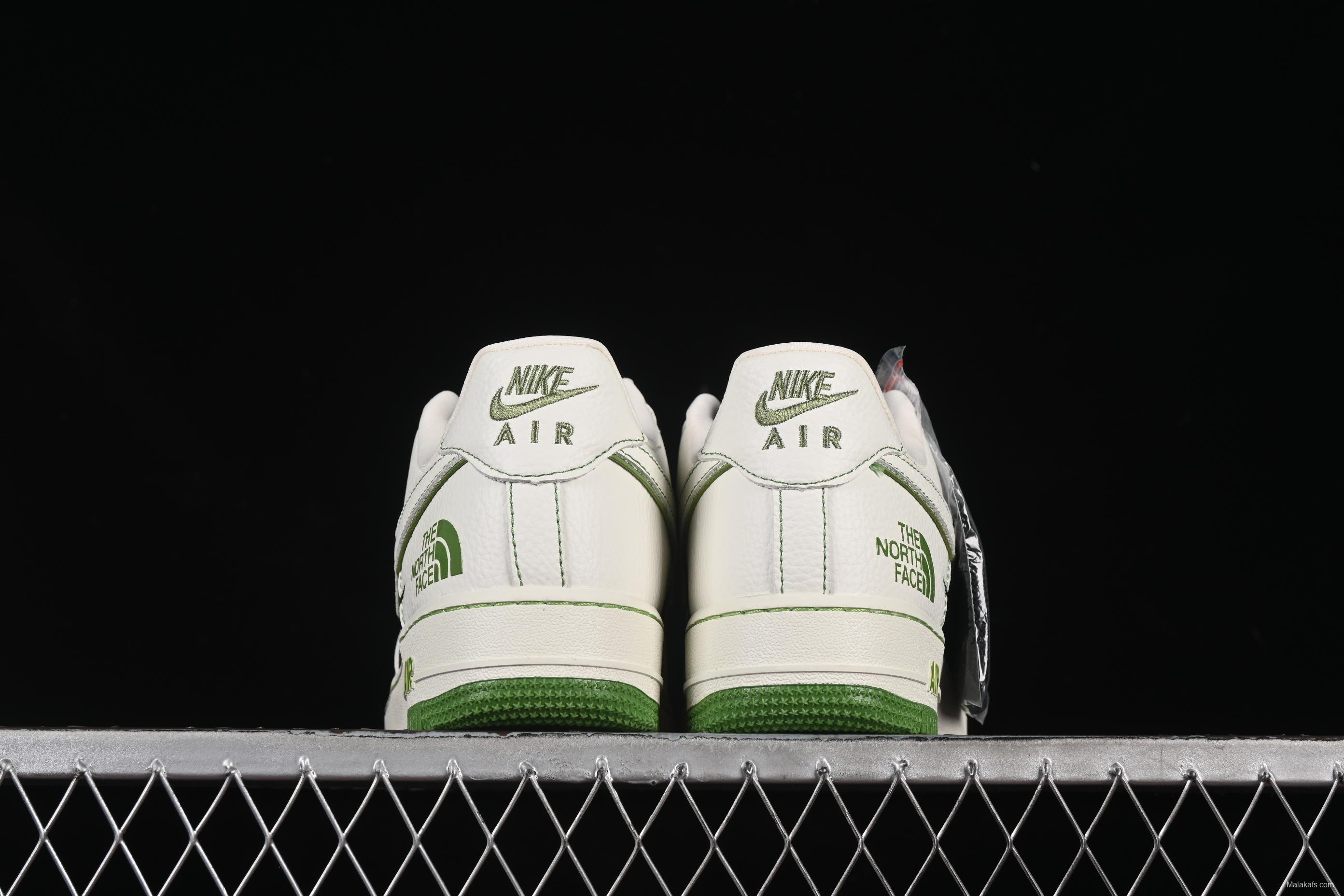Nike Air Force 1 '07 Low The North Face Collaboration White Black Green Casual Sneakers - SC9207-527